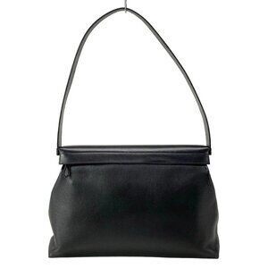 Auth HERMES Yoeh Bag Black Veau Gulliver Box Calf Unconfirmed Shoulder Bag